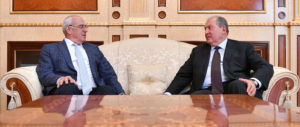 Armen Sarkissian and AGBU President Berge Setrakian