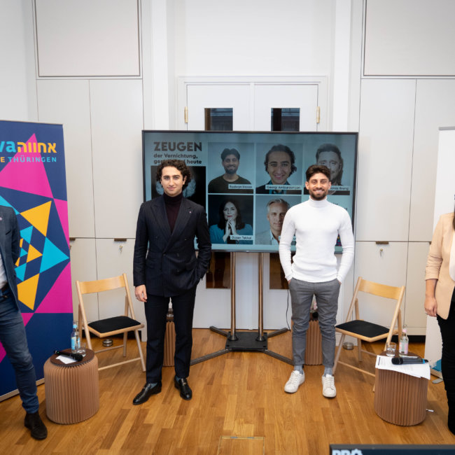 Martin Kranz, Georgi Ambarzumjan, Radwan Hasso & Düzen Tekkal