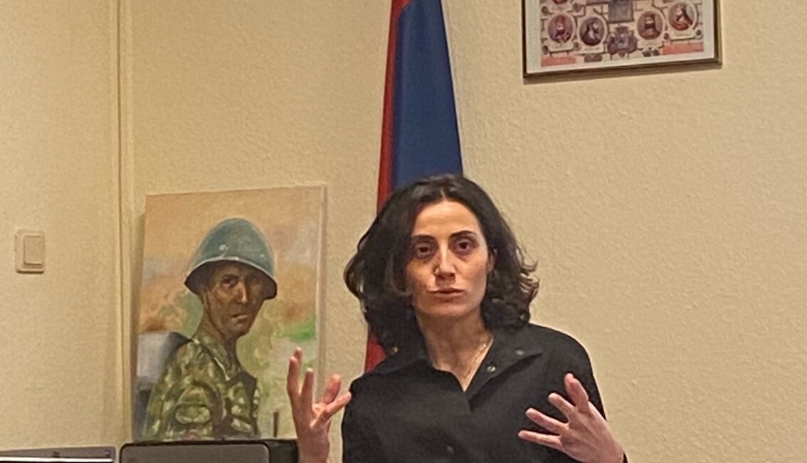 Book presentation "Sadistic Pleasures - Silent Crimes of Azerbaijan" with Ashkhen Arakelyan in Berlin
