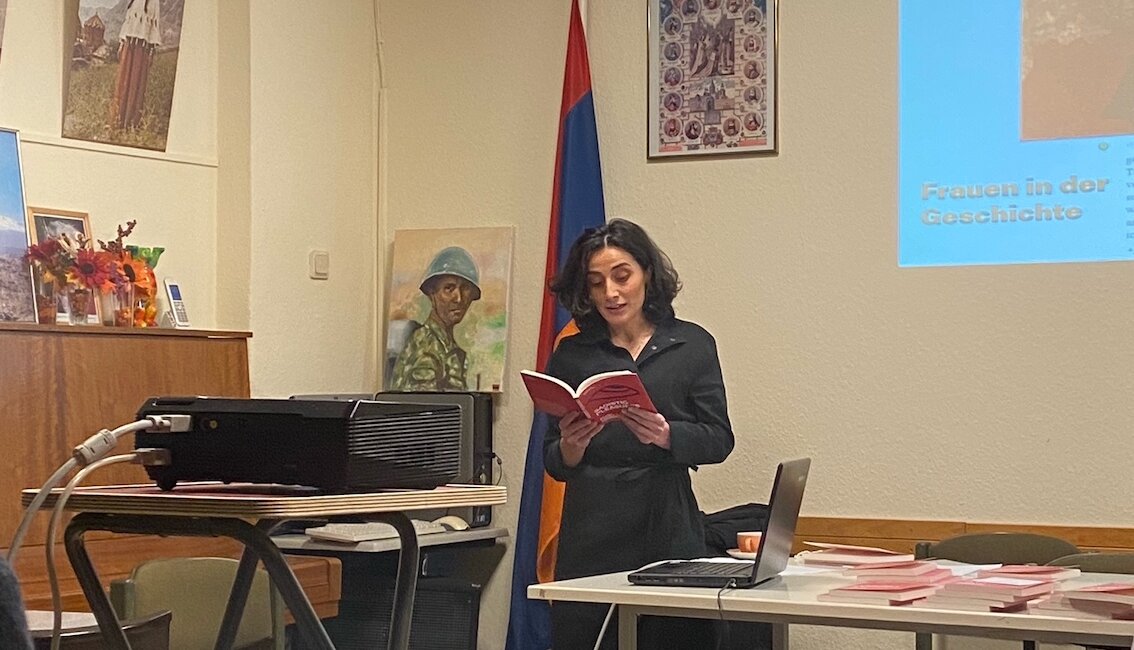Book presentation "Sadistic Pleasures - Silent Crimes of Azerbaijan" with Ashkhen Arakelyan in Berlin